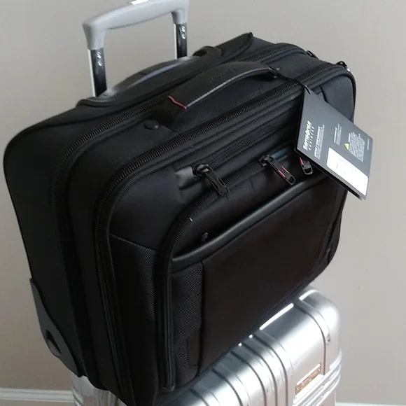 Samsonite Pro Upright Mobile Office, Black, One Size - Picture 13 of 16